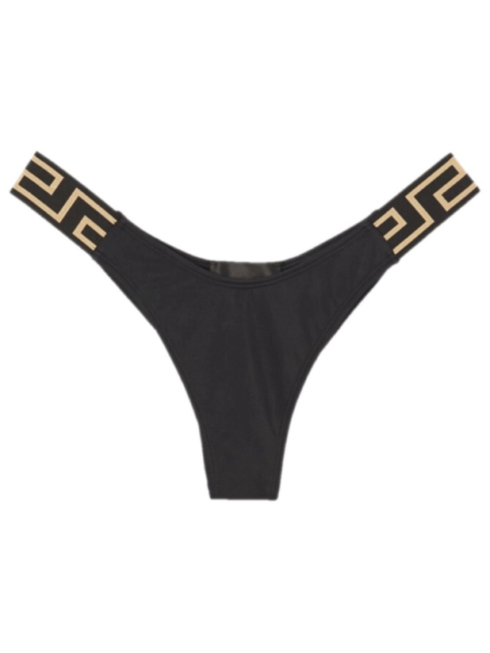 VERSACE Medusa Greca thong bikini bottoms